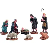 Lemax Ensemble de 8 figurines de la Nativit #92351