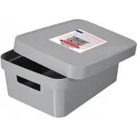 Curver Boîte de rangement Infinity 11L gris