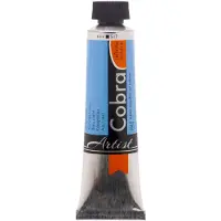 Cobra Tube de 40 ml de peinture l'huile diluable l'eau - Bleu roi