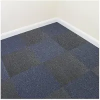 MonsterShop 20 x Dalles de moquette noir anthracite 5m2 Revêtement de sol commercial gris de qualité supérieure à usage intensif