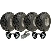 Parnells 20x10.00-8 Kit de remorque ATV biessieux Roues, essieux à contre-roue Attelage légal 1800 kg