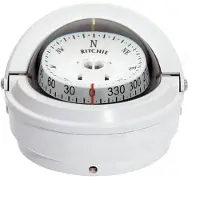 Ritchie Navigation Boussole S-87W Voyager - Montage en surface - Blanc