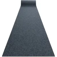 Rugsx Paillasson antidérapant pour les mètres courants CEYLON extérieur, intérieur, sur caoutchouc - gris 0901 100cm 100x440 cm