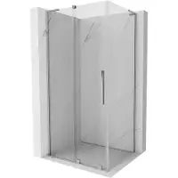 Mexen Velar L Cabine de douche Porte coulissante 90 x 100 cm, transparente, chrome - 871-090-100-03-01