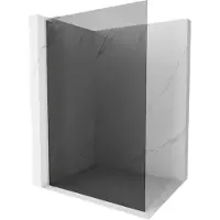 Mexen Kioto L Paroi de douche à l'italienne 100 x 200 cm, graphite, nickel brossé - 800-100-103-97-40