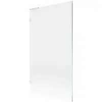Mexen Lunar L Paravent de baignoire 1 aile 100 x 150 cm, transparent, blanc - 897L-100-000-20-00