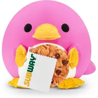 Zuru Snackles ornithorynque Subway Snackle peluche avec nourriture 20cm grand