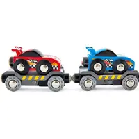 Hape Transporteur de voitures de course L : 11 l : 2 H : 1,5 pouces