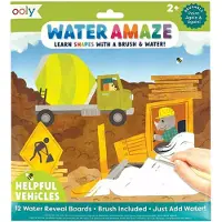 Ooly Coloriage aquatique « Véhicules utiles » (13 pièces) -