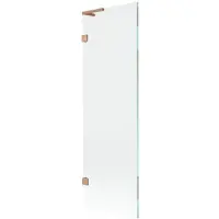 Mexen Lunar L Paroi de douche à 1 volet 60 x 150 cm, transparent, cuivre brossé - 897L-060-000-65-00