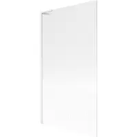 Mexen Next L Pare-bain 1 aile 100 x 150 cm, rayures, blanc - 895-100-000-03-09-20