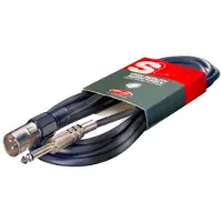 Stagg SAC3PXMDL Câble audio 6 mm vers XLR mâle 3 broches – 3 m, Série S