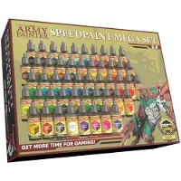 Army Painter Speedpaint Mega Set 2.0+ - Ensemble Speedpaint 50x18ml avec 42 couleurs 3 boules de mlange moyennes mtalliques