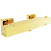 Mexen Mitigeur de douche thermostatique Cube or (77200-50)