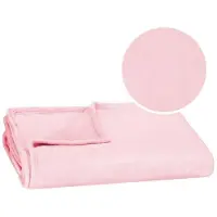 Springos Couverture épaisse 200x220 jeté de lit plaid deluxe doux chaud et moelleux - une nuance de rose
