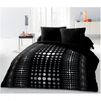 HOME LINGE PASSION Husa pilota , lavabila, negru\gri, 220x240cm