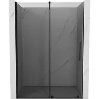 Mexen Porte de douche coulissante Velar 150 cm, graphite, noir - 871-150-000-41-70