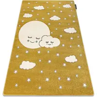 Rugsx Tapis PETIT MOON étoiles, des nuages or 180x270 cm
