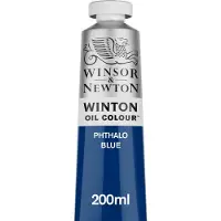 Winsor & Newton Couleur ? l'huile Winsor Newton Winton Tube de 200 ml Bleu phtalo