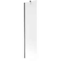 Mexen Next Paroi pliante pour baignoire à 1 volet 50 x 150 cm, verre dépoli, Gun Metal - 895-050-000-00-30-95