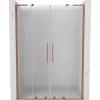 Mexen Velar L Duo 160 cm porte coulissante givrée cuivre brossé