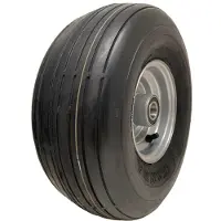 Parnells 15x6.00-6 Multi Rib Lawnmower Wheel Wanda 6ply P508 Tyre Steel Rim 20mm Bearings