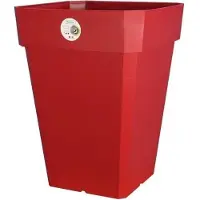 You do it Pot de Fleurs Carré Rouge Riviera Soleilla 40 x 40 cm