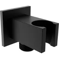 Mexen Support de douche Cube, fixe, avec écoulement, noir (79300-70)