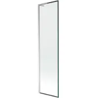 Mexen Next L Paroi pliante pour baignoire à 1 vantail 50 x 150 cm, motif noir, chrome - 895-050-000-03-70-01