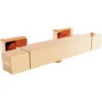 Mexen Robinet de douche thermostatique Cube or rose (77200-60)