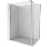 Mexen Kioto Paroi de douche à l'italienne 105 x 30 cm, transparent, nickel brossé - 800-105-212-97-00-030