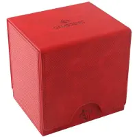 GameGenic Boîte de rangement Sidekick PRO 100+ XL Rouge Premium pour cartes Commander