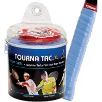 Tourna Pochette de voyage Tac Blue 30 pi ces Grip de tennis Tacky Feel
