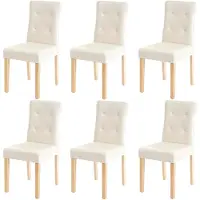 Mendler Chaise de salle à manger -E58 (lot de 6)