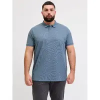 Jack & Jones Austin Plus Size Short Sleeve Polo Bleu 7XL / Regular Homme