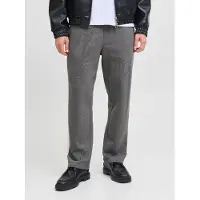 Jack & Jones Pantalon 'JPSTKarl Caspar' gris / blanc