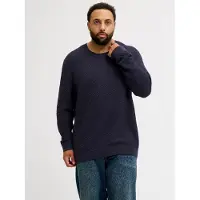 Jack & Jones Plus Pull-over 'JPRBlubarkley' bleu nuit