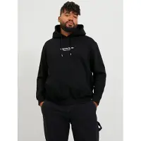 Jack & Jones Plus Sweat-shirt 'JORVesterbro' noir / blanc