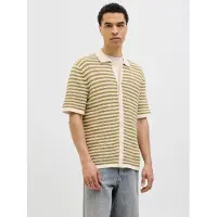 Jack & Jones Vestes en maille 'JORAlmeria' crème / olive