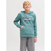 Jack & Jones Junior Sweat bleu nuit / bleu cyan / noir / blanc
