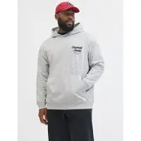 Jack & Jones Plus Sweat-shirt gris clair / noir / blanc