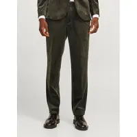 Jack & Jones Premium Pantalon à plis vert foncé
