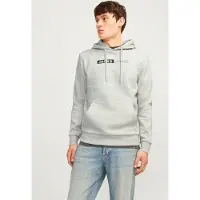Jack & Jones Sweat-shirt noir / blanc chiné