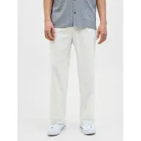 Jack & Jones Pantalon à plis 'JPSTBILL DIEGO' gris clair / blanc cassé