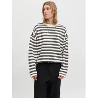 Jack & Jones Pull-over gris / blanc
