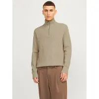 Jack & Jones Pull-over 'JJEPerfect' beige foncé