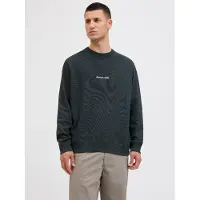 Jack & Jones Sweat-shirt 'JORNORREBRO' sapin / blanc