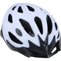 Dunlop Casque de vélo 55–58 cm – Jugulaire réglable, léger et doté d'aérations – Taille M – Blanc