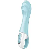 Satisfyer AIR PUMP VIBRATOR 5+ Vibreur Blue 20 cm