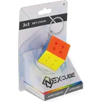 Goliath Unisexe, Porte-clés, Porte-clés NexCube 3x3 - Puzzle cérébral, Multicolore